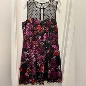 Floral cocktail dress